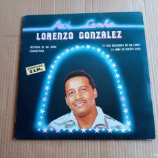 Discos de vinilo: LORENZO GONZALEZ - ASI CANTA DOBLE LP 1981 EDICION ESPAÑOLA