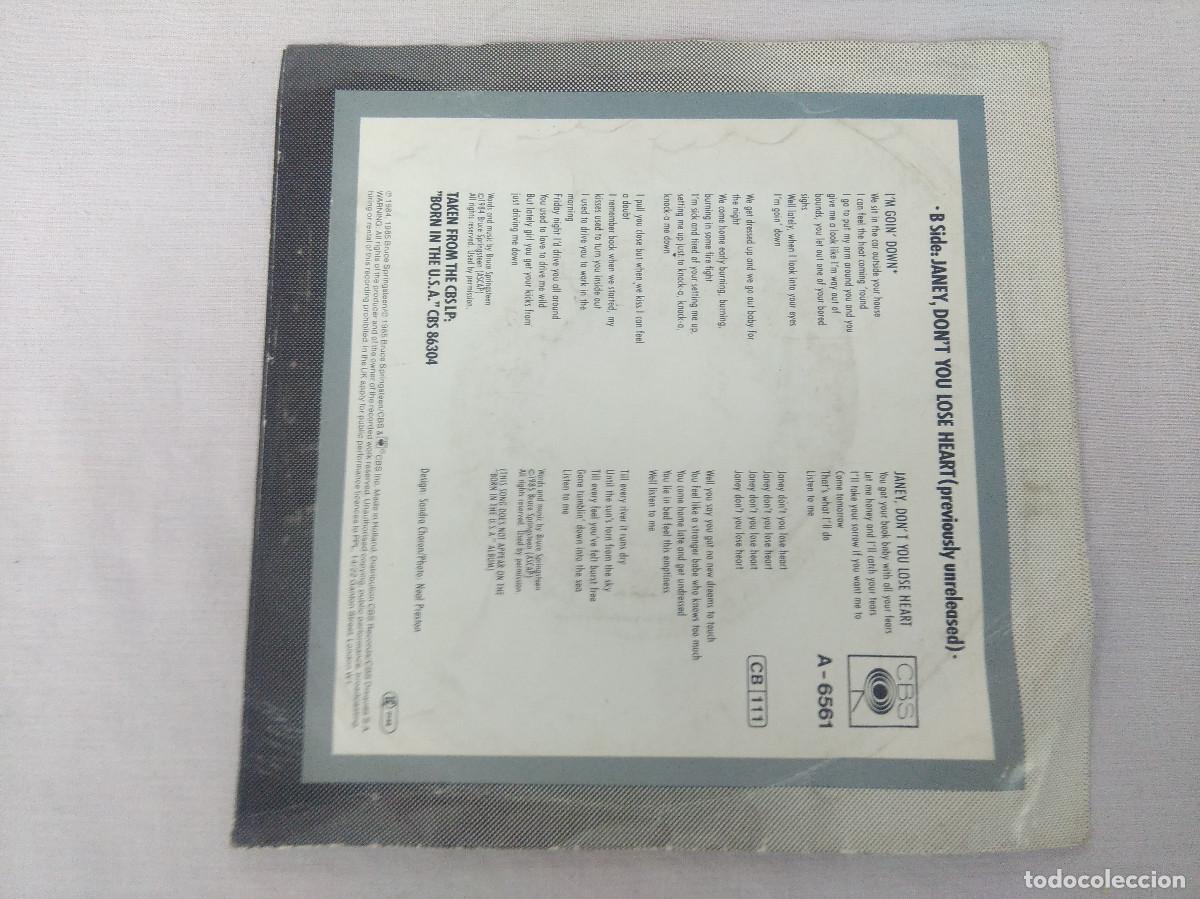Discos de vinilo: BRUCE SPRINGSTEEN/IM GOIN DOWN/SINGLE. - Foto 3