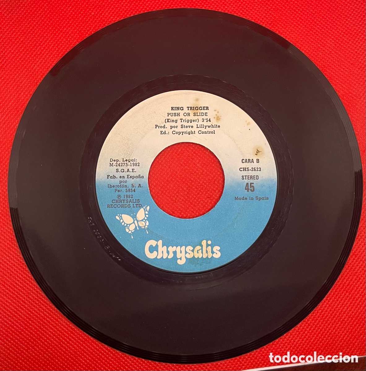 Discos de vinilo: King Trigger - River - Vinilo Single 7&rdquo; 1982 - Foto 2