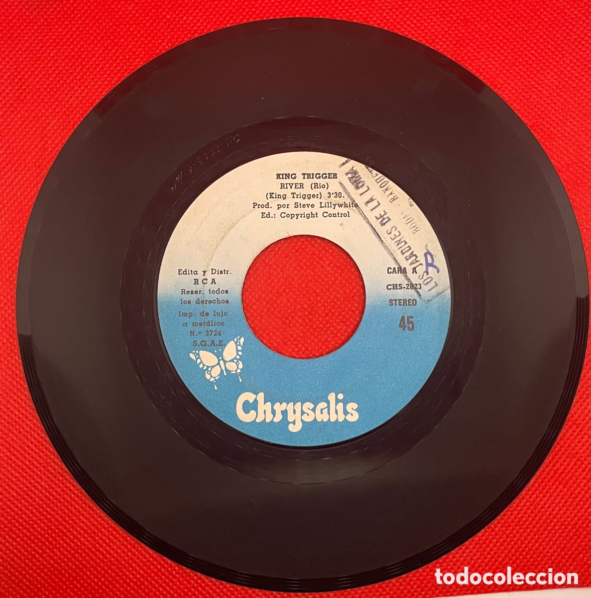 Discos de vinilo: King Trigger - River - Vinilo Single 7&rdquo; 1982 - Foto 1