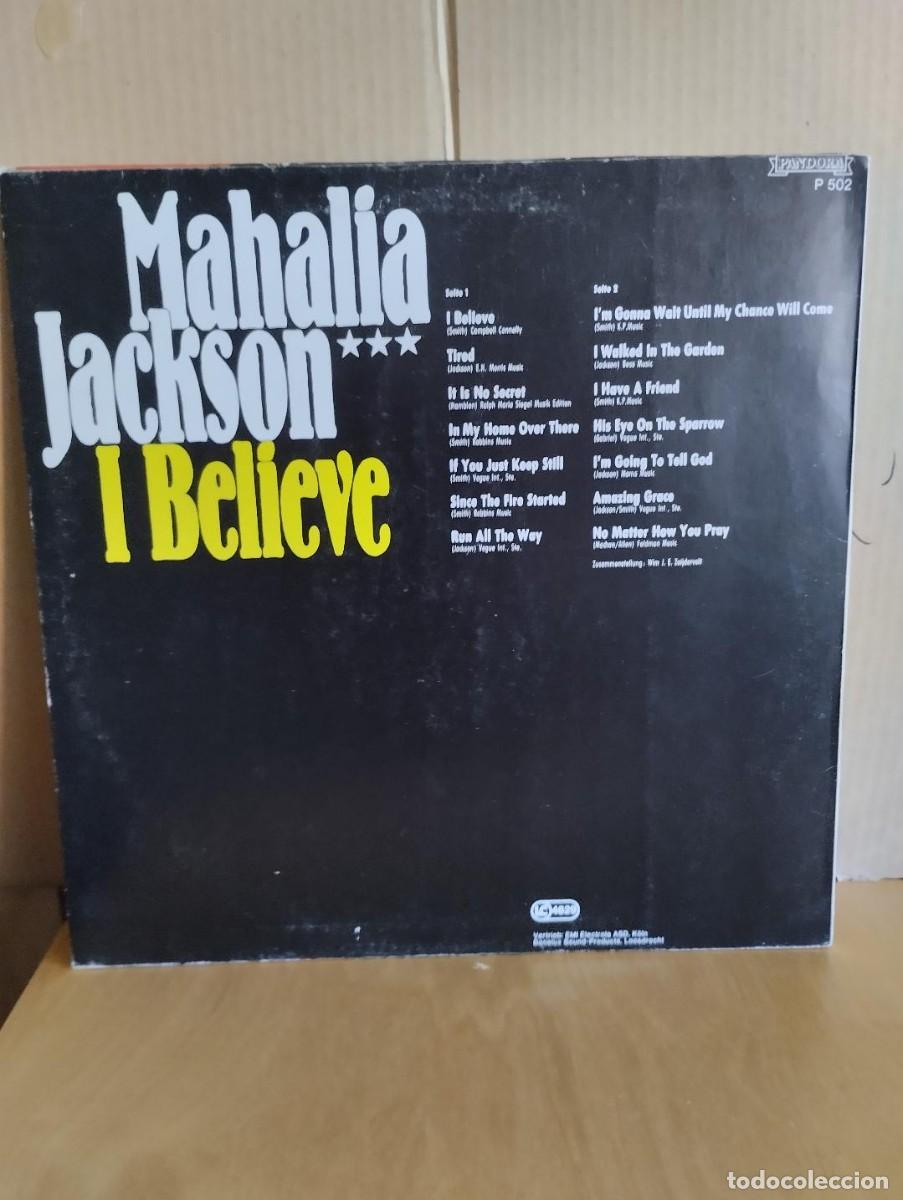 Discos de vinilo: MAHALIA JACKSON ---- I BELIEVE - Foto 2