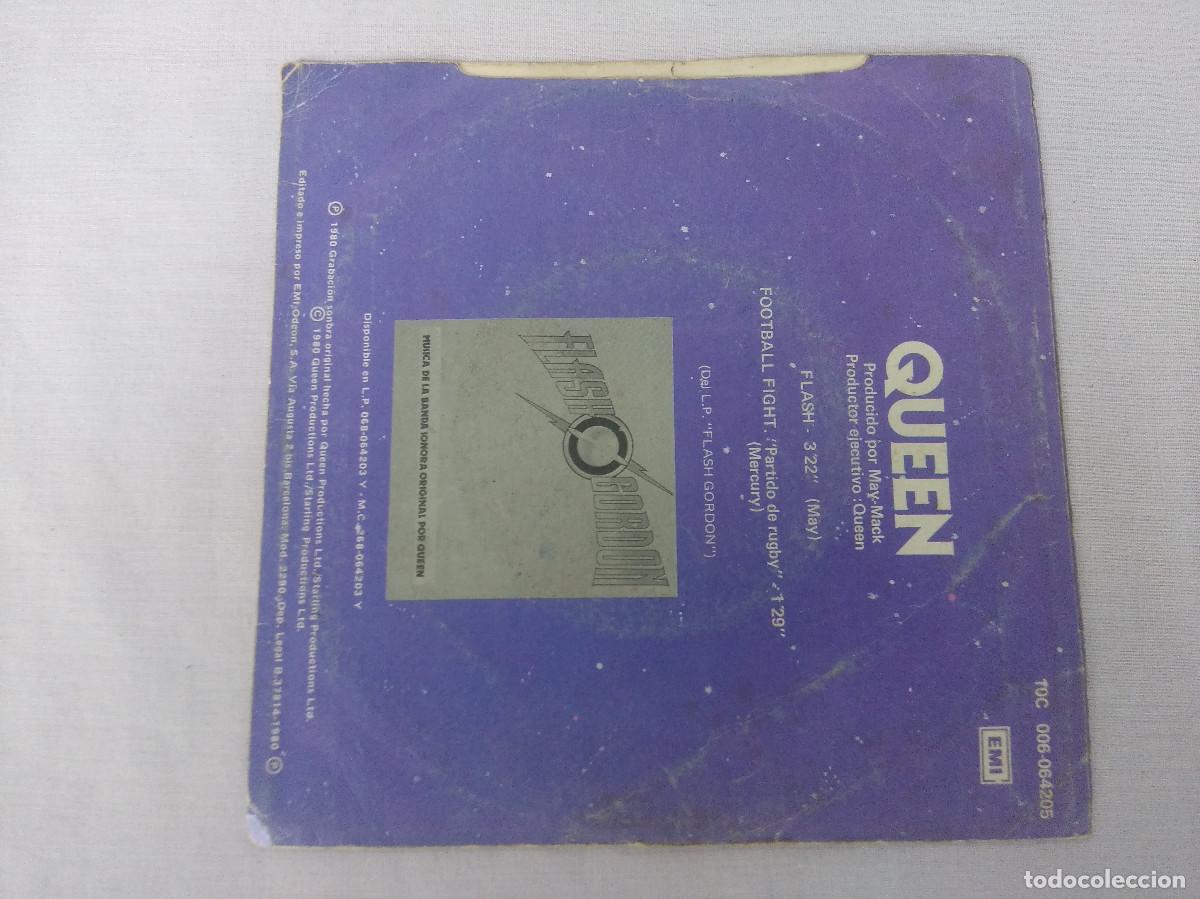 Discos de vinilo: QUEEN/FLASH/SINGLE BANDA SONORA DE LA PELICULA FLASH GORDON. - Foto 3