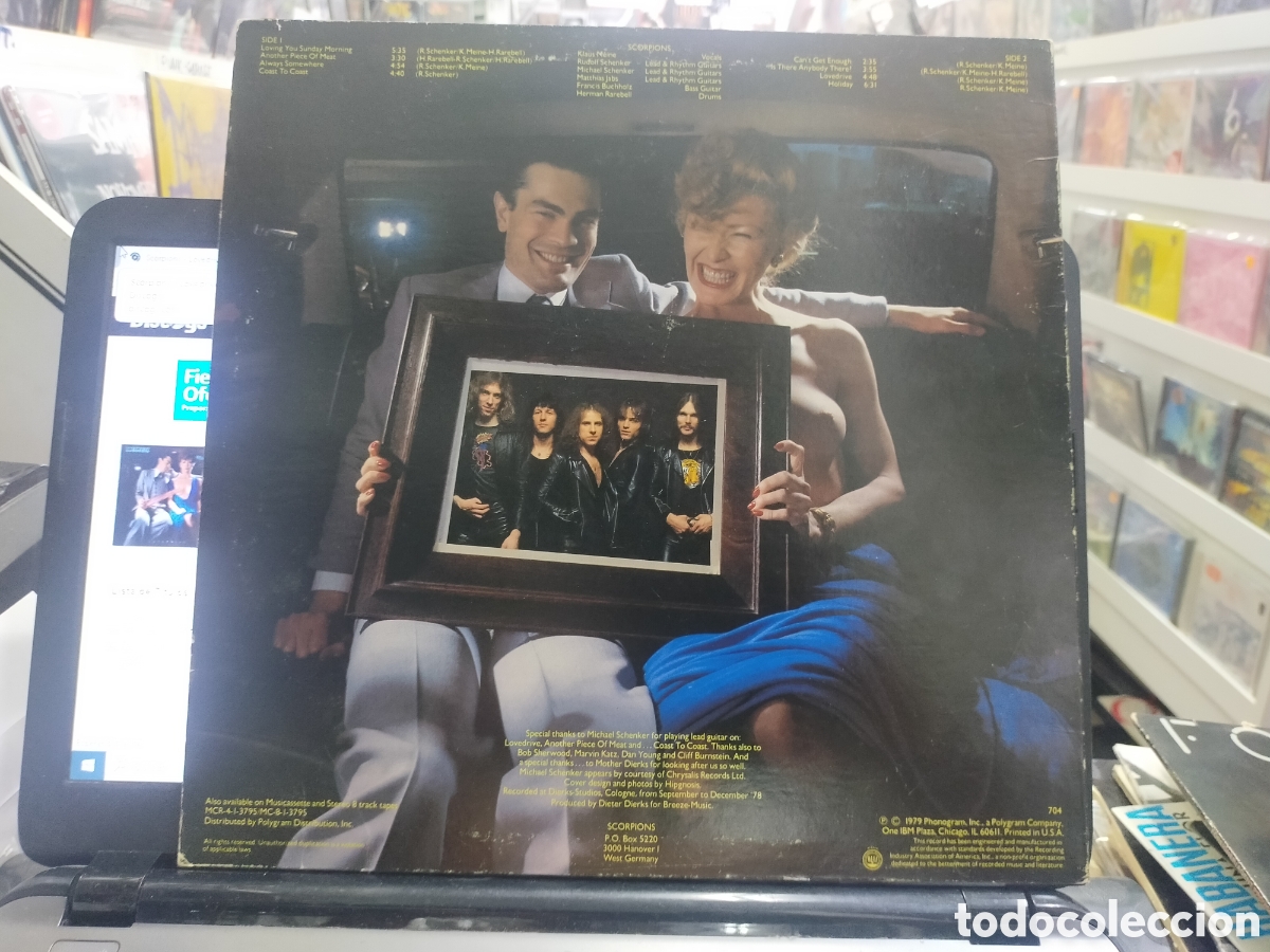 Discos de vinilo: Scorpions LP lovedrive u.s.a. 1979 - Foto 2