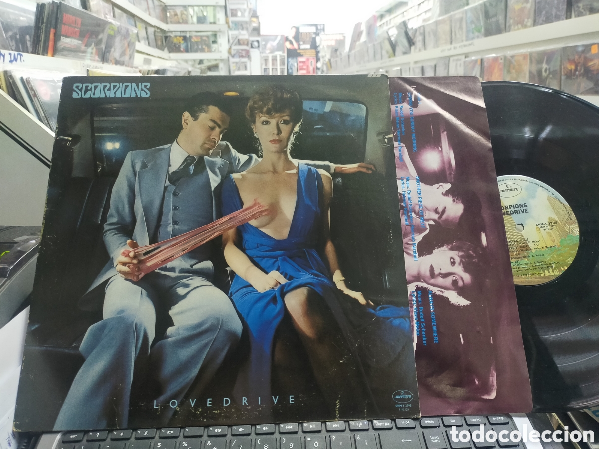 Discos de vinilo: Scorpions LP lovedrive u.s.a. 1979 - Foto 1