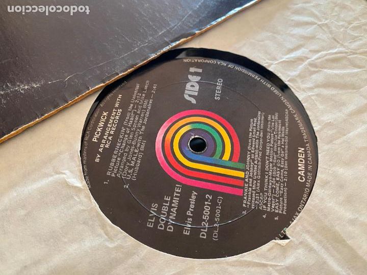 Discos de vinilo: ELVIS PRESLEY (DOUBLE DYNAMITE) 2 x LP (B-42) - Foto 2