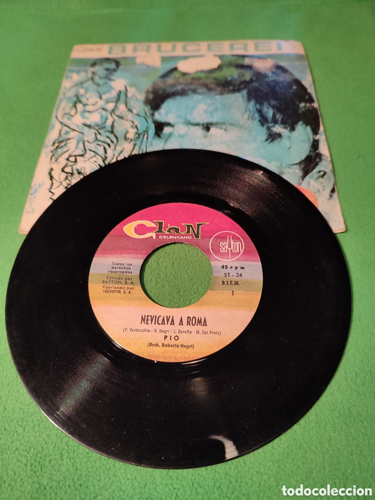 Discos de vinilo: Pio - Nevicava a Roma - Foto 2