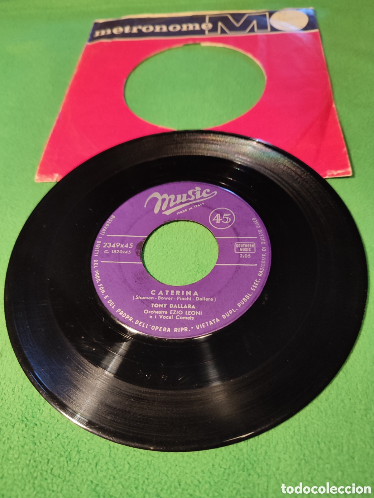 Discos de vinilo: Tony Dallara - Baci, baci - Foto 2
