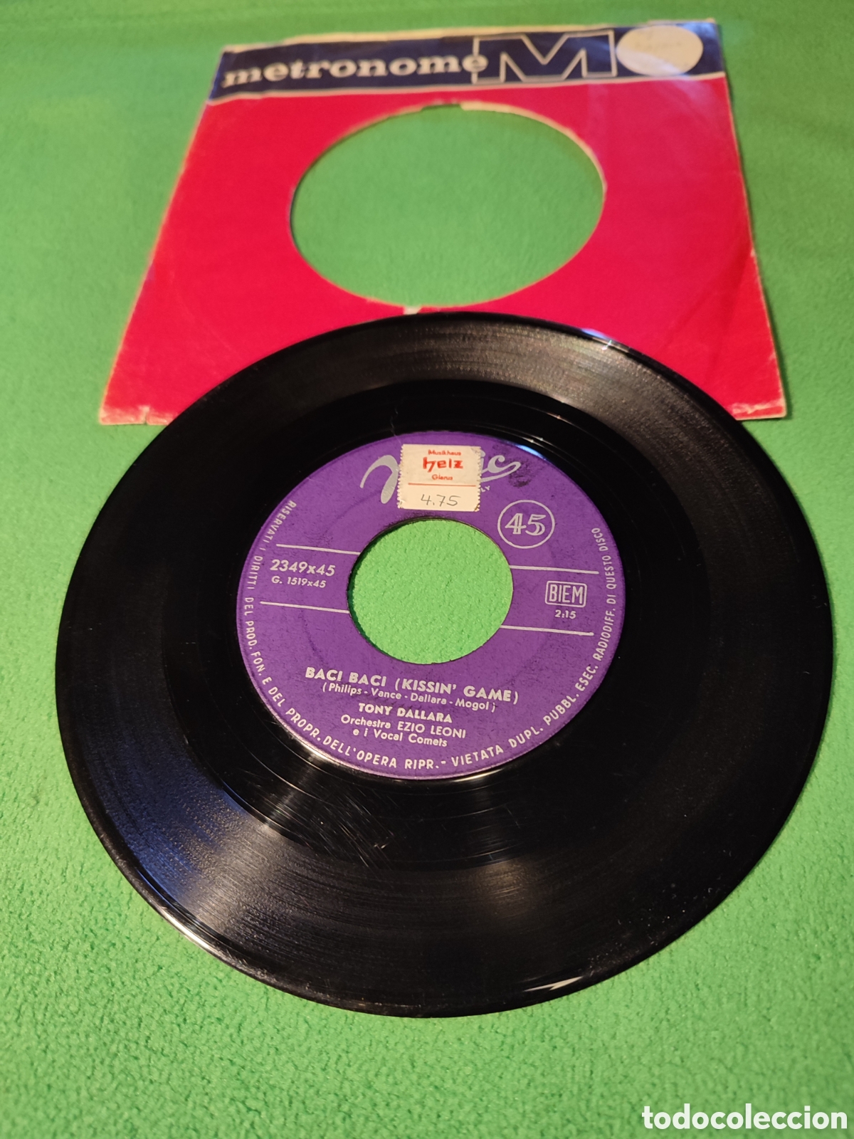Discos de vinilo: Tony Dallara - Baci, baci - Foto 1