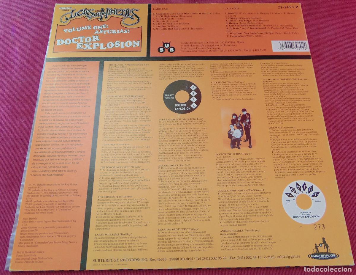 Discos de vinilo: DOCTOR EXPLOSION - LOWS IN THE MID NINETIES - LP VERSIONES - Foto 3