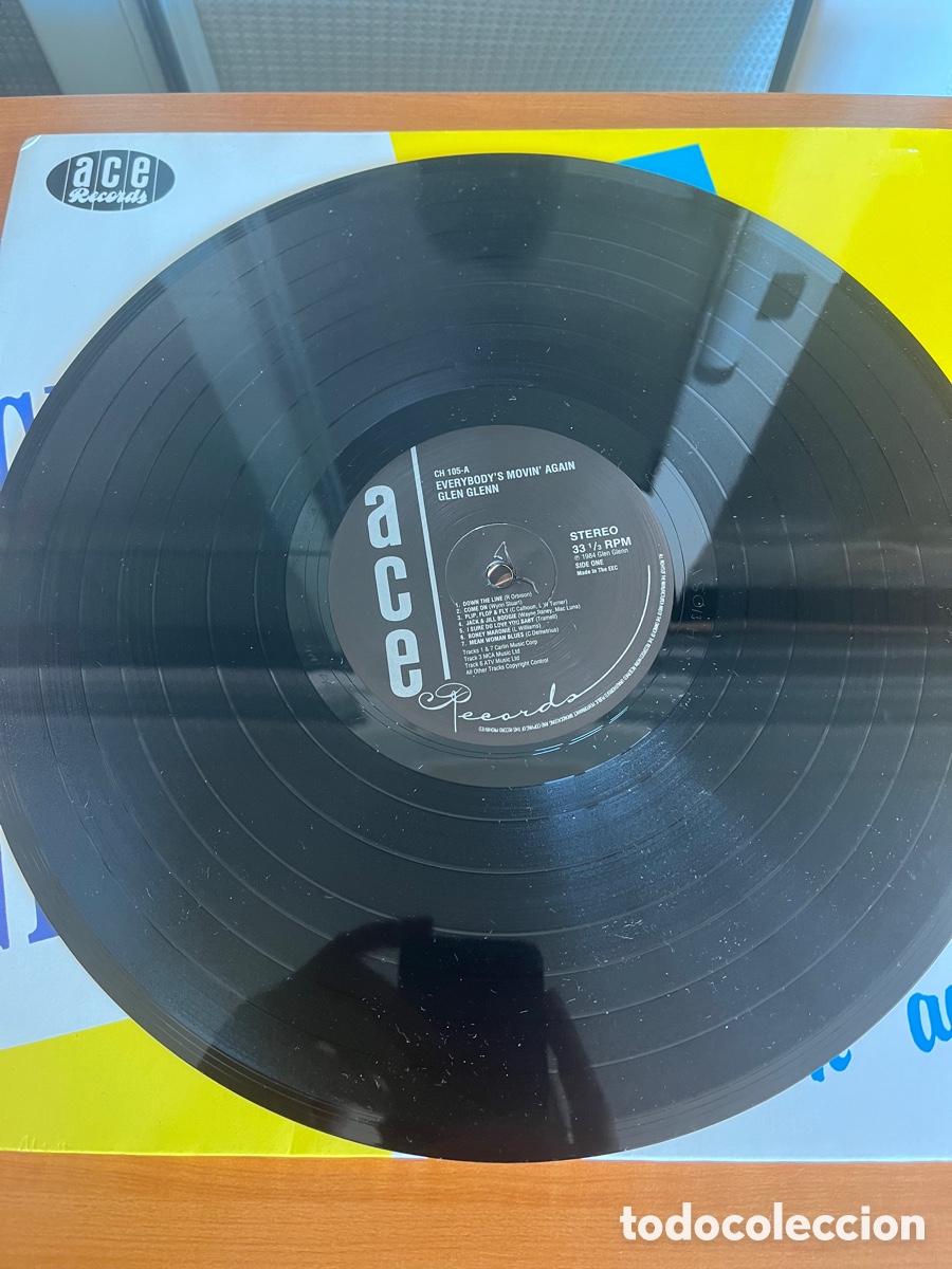 Discos de vinilo: Glen Glenn - Everybody Movin Again - Foto 3