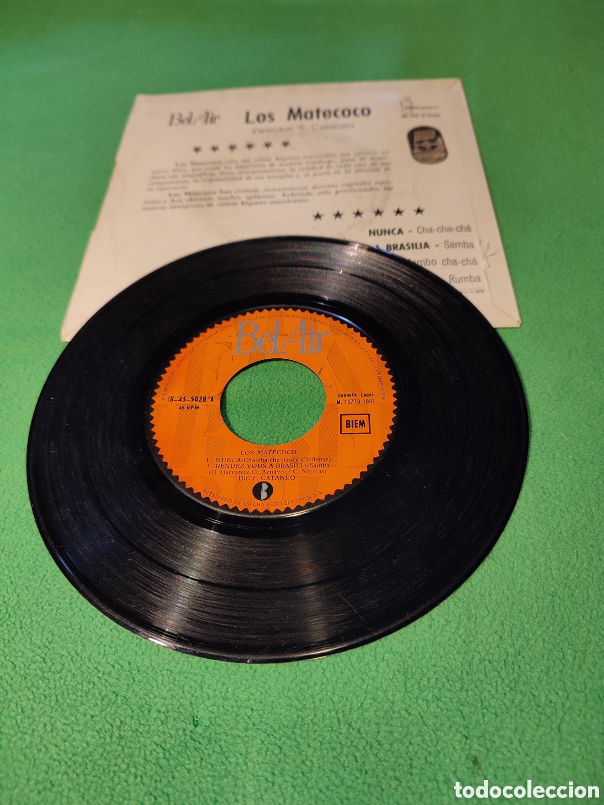 Discos de vinilo: Los Matecoco - Nunca + 3 - Foto 2