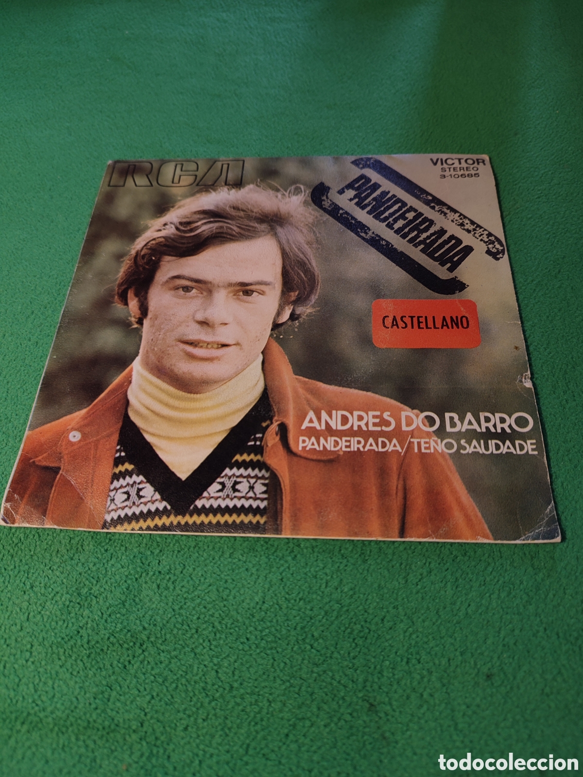 Discos de vinilo: Andr&eacute;s do Barro - Pandeirada en castellano - Foto 1