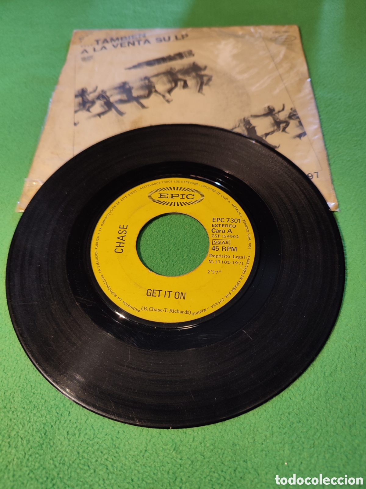 Discos de vinilo: Chase - Get It on edici&oacute;n holandesa - Foto 2