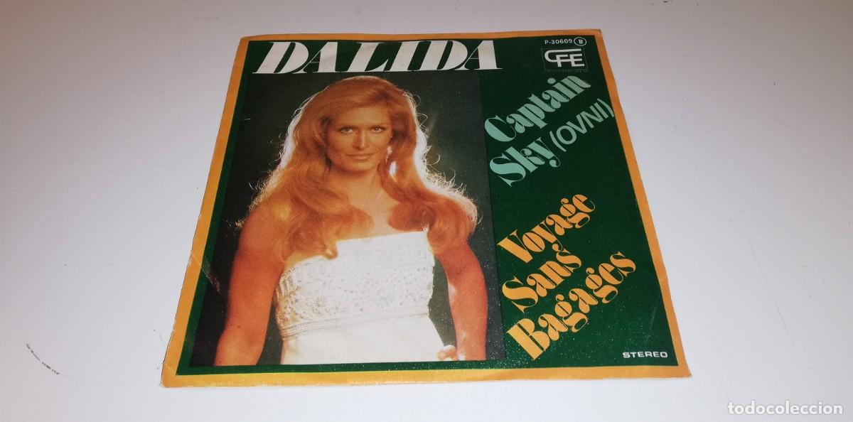 Discos de vinilo: MOST-Dalida - Captain Sky (OVNI) / Voyage Sans Bagages PromO -VINIL 7&rdquo;- PORT VG+DISC NM