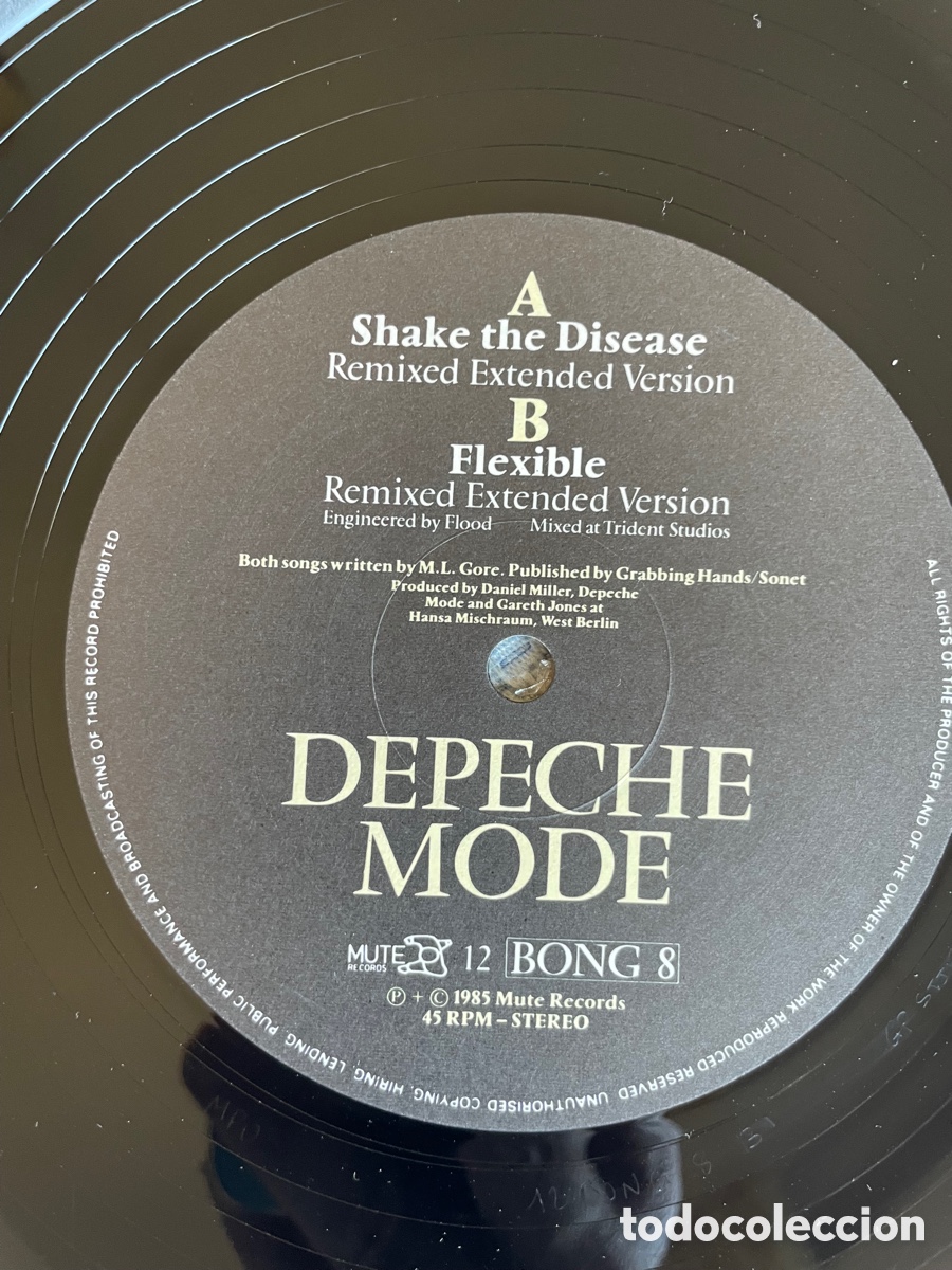 Discos de vinilo: Depeche Mode - Shake the Disease / Maxi Edition Limited - Foto 8