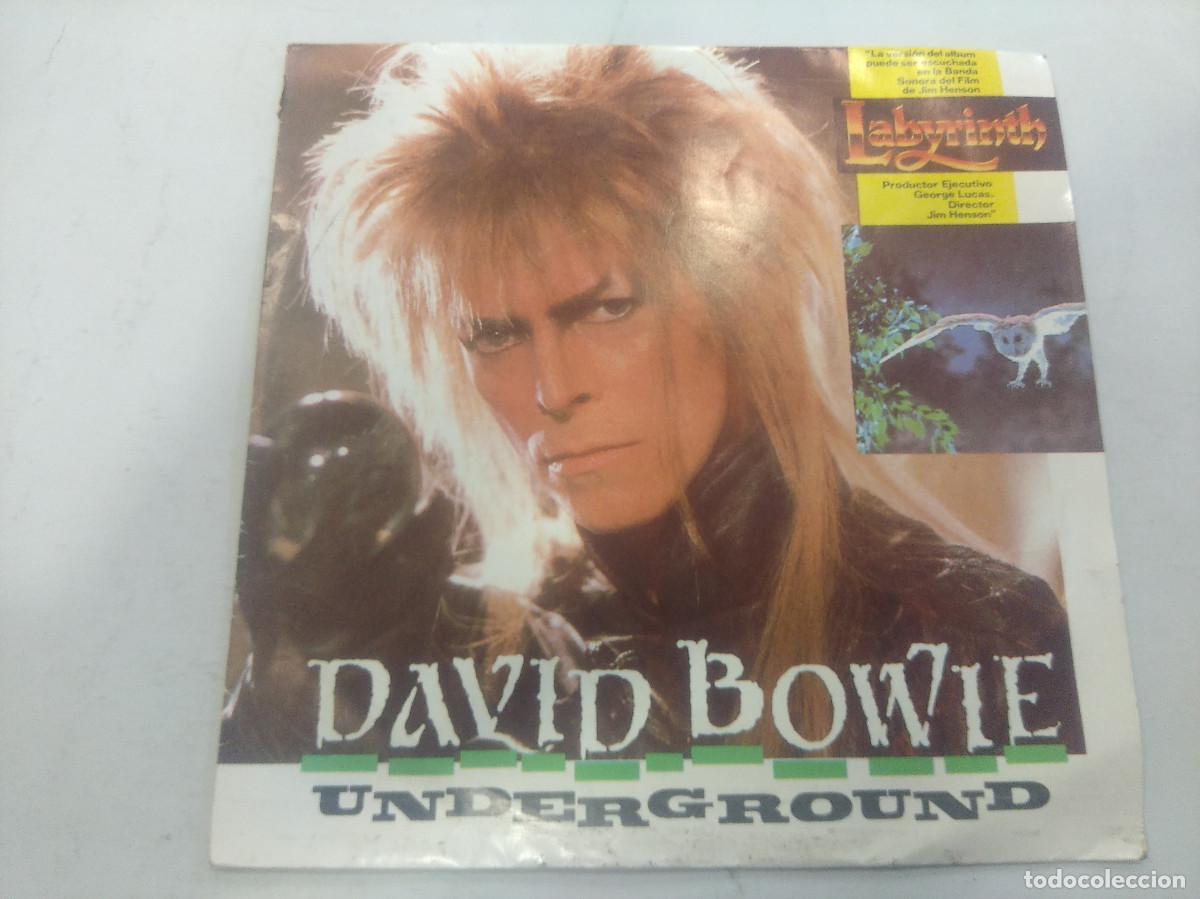 Discos de vinilo: DAVID BOWIE/UNDERGROUND/SINGLE. - Foto 1