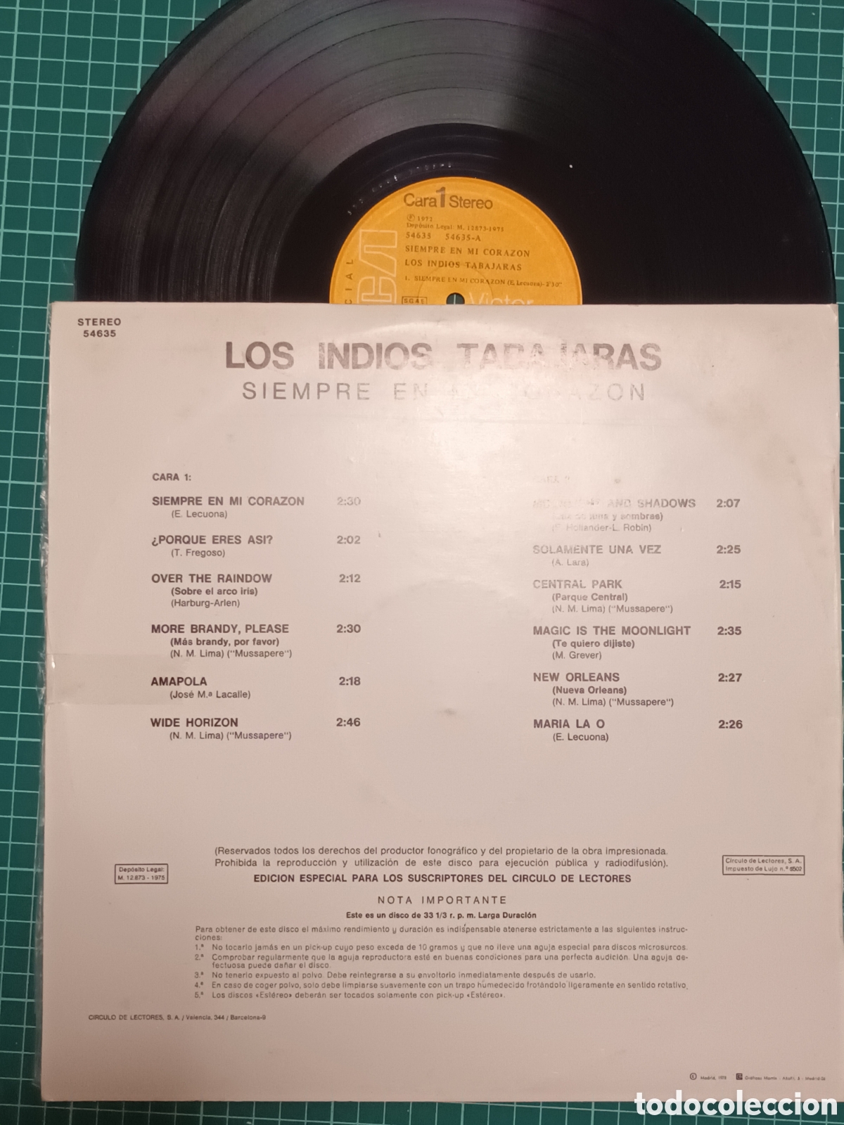 Discos de vinilo: Los indios tabajaras - Foto 2