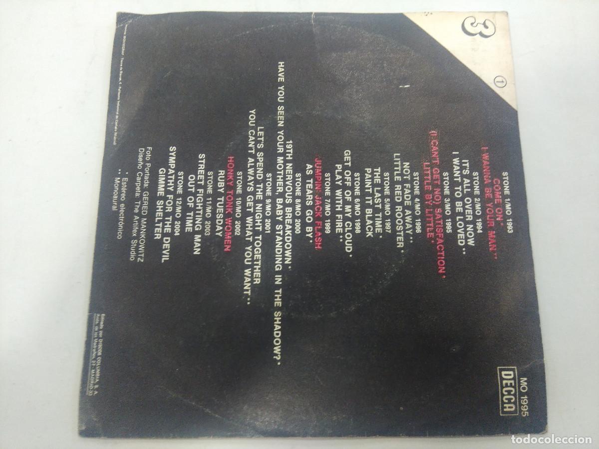 Discos de vinilo: ROLLING STONES/I CANT GET NO/SINGLE. - Foto 3