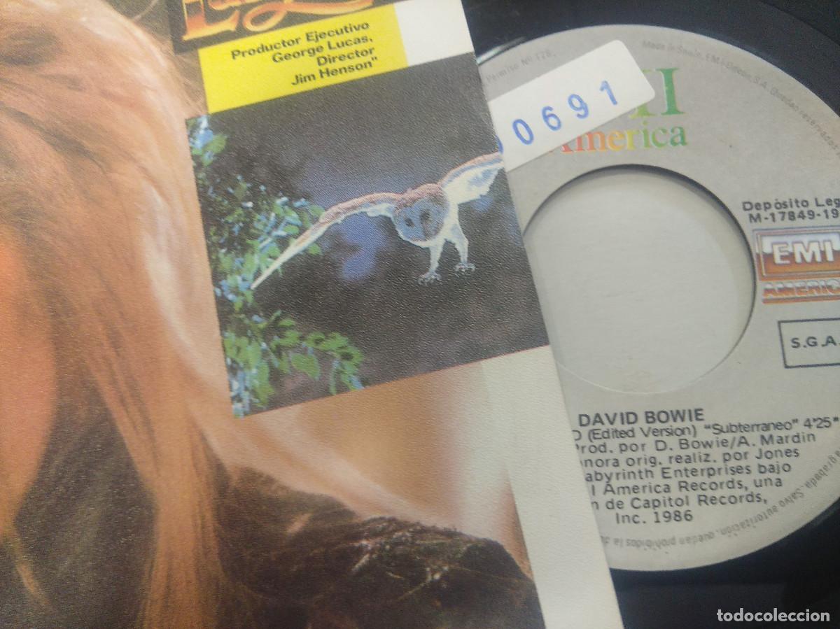 Discos de vinilo: DAVID BOWIE/UNDERGROUND/SINGLE PROMOCIONAL. - Foto 2