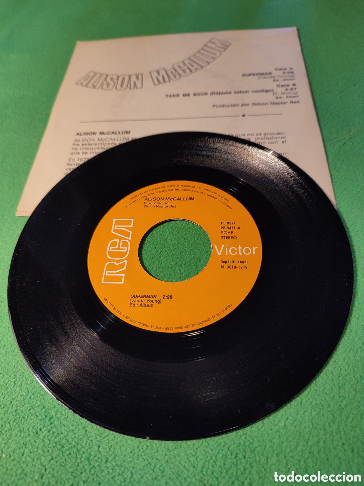 Discos de vinilo: Alison McCallum - Superman - Foto 2