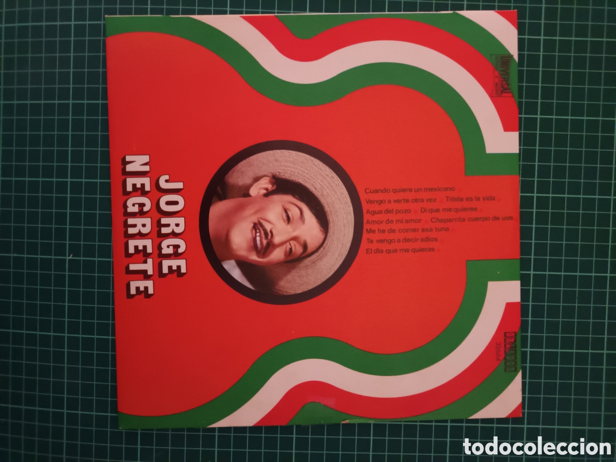 Discos de vinilo: Jorge negrete 10&rdquo; - Foto 1