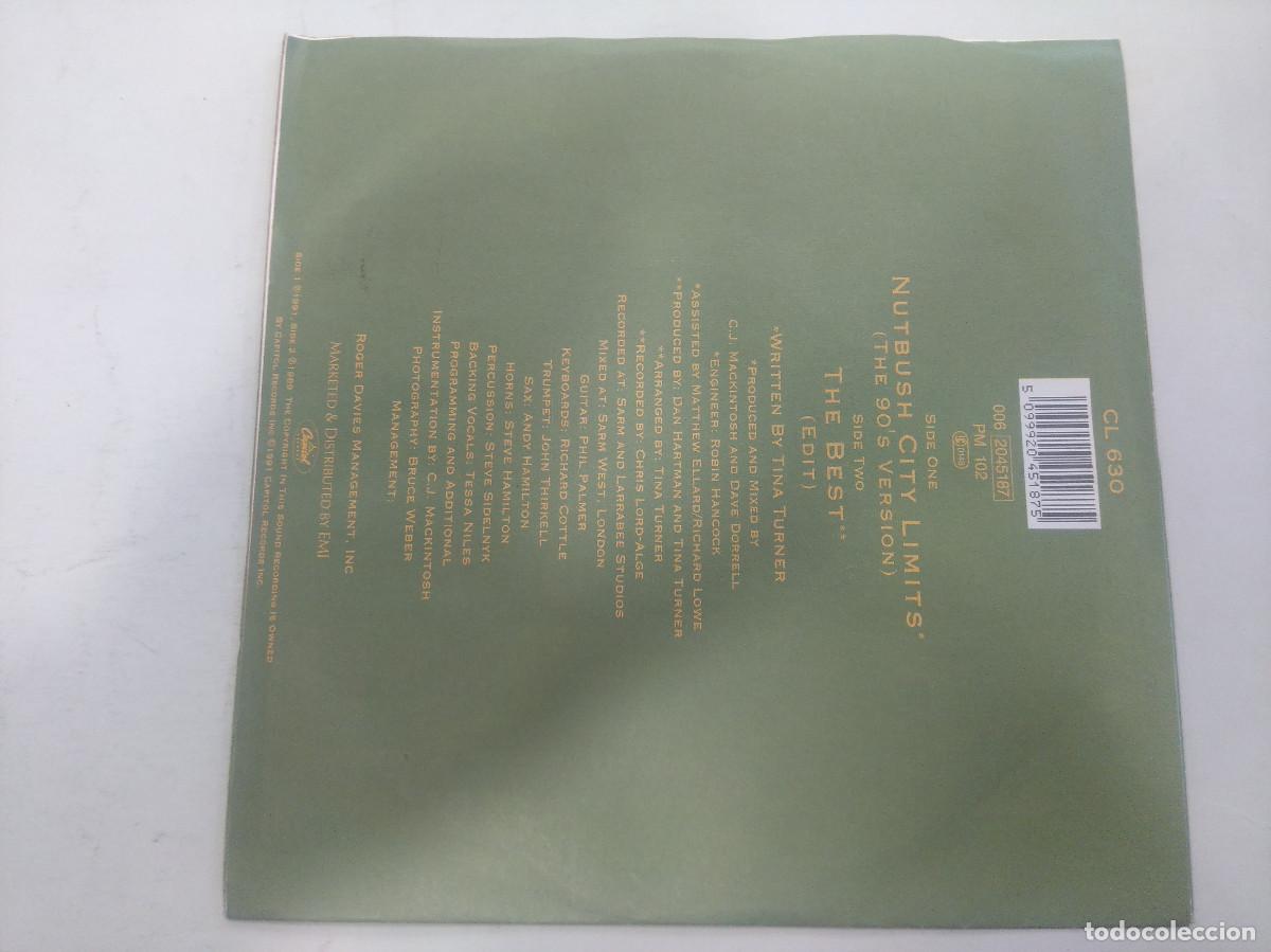 Discos de vinilo: TINA TURNER/NUTBUSH CITY LIMITS/SINGLE. - Foto 3