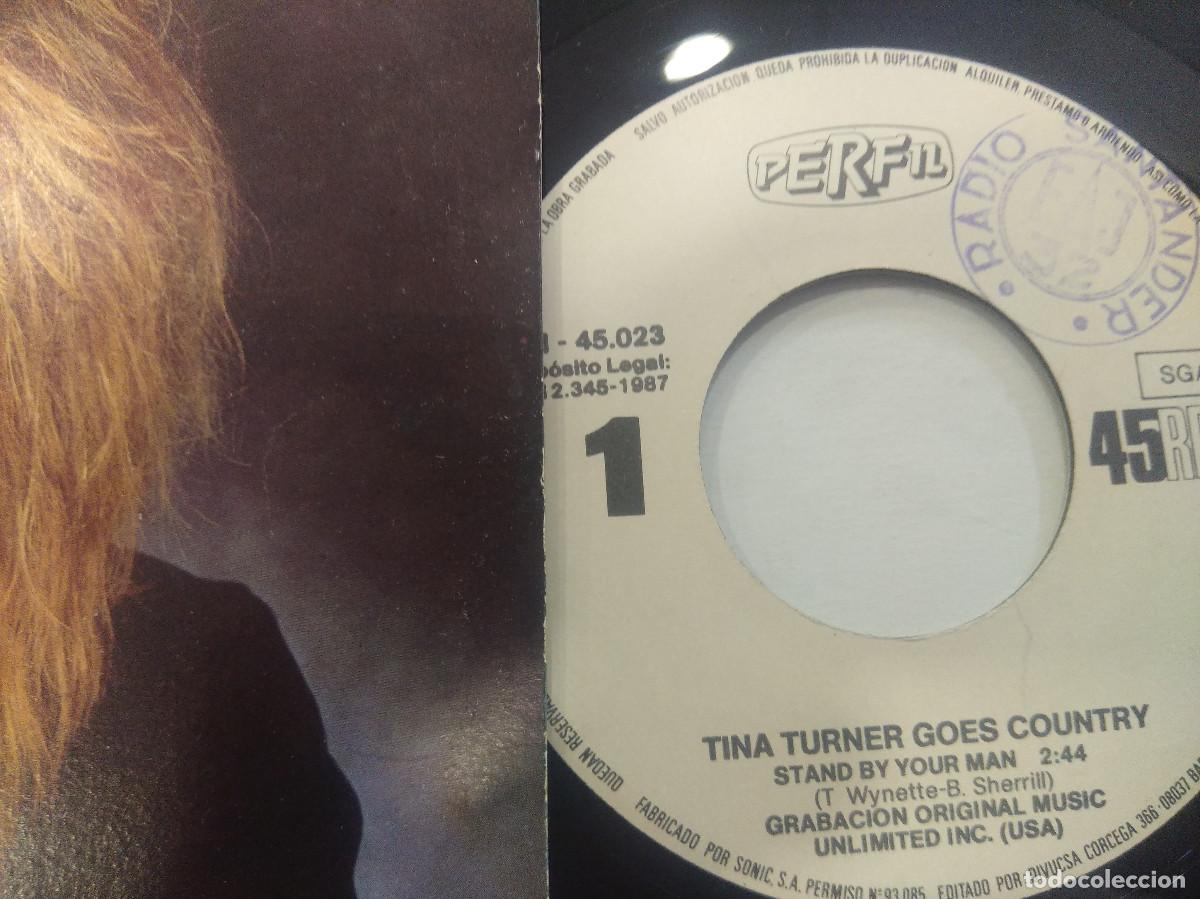 Discos de vinilo: TINA TURNER/GOES COUNTRY/SINGLE. - Foto 2