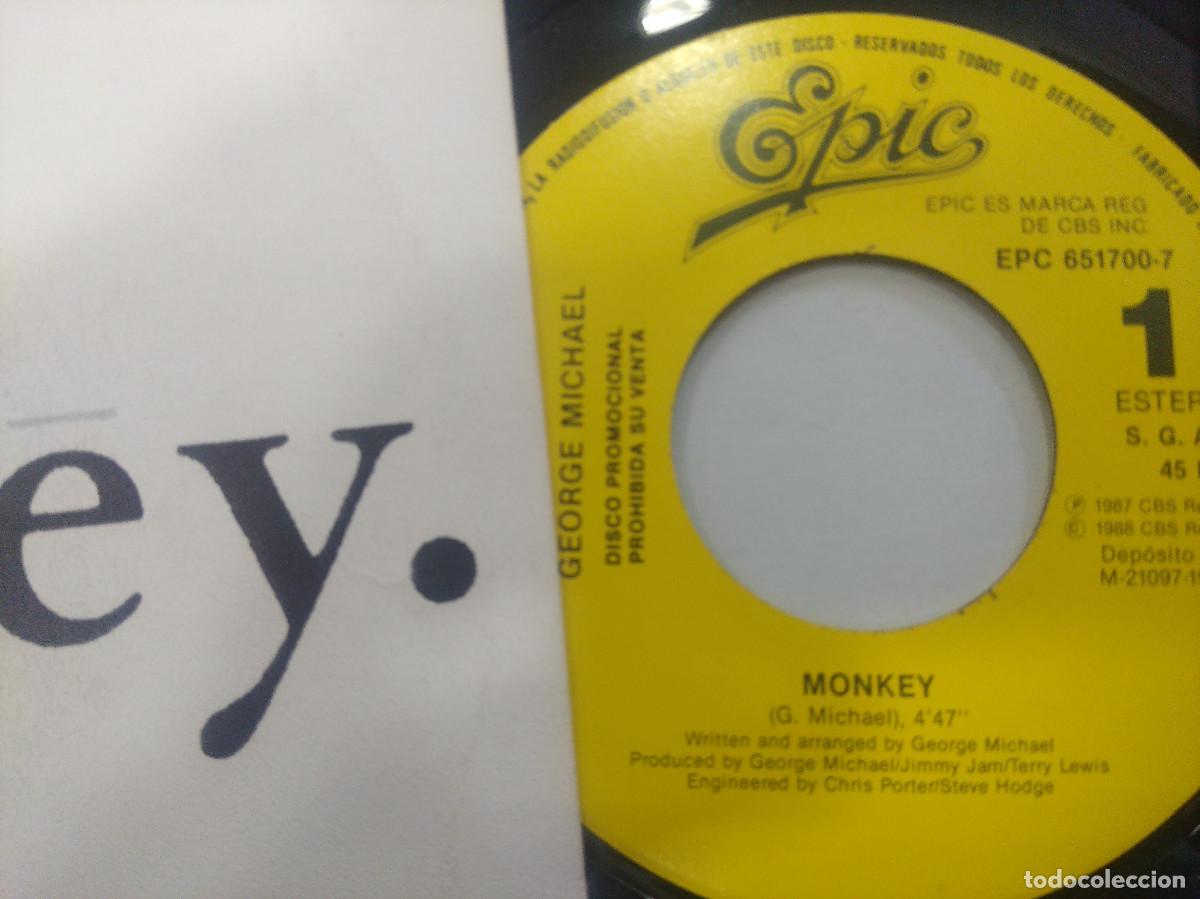 Discos de vinilo: GEORGE MICHAEL/MONKEY/SINGLE PROMOCIONAL. - Foto 2