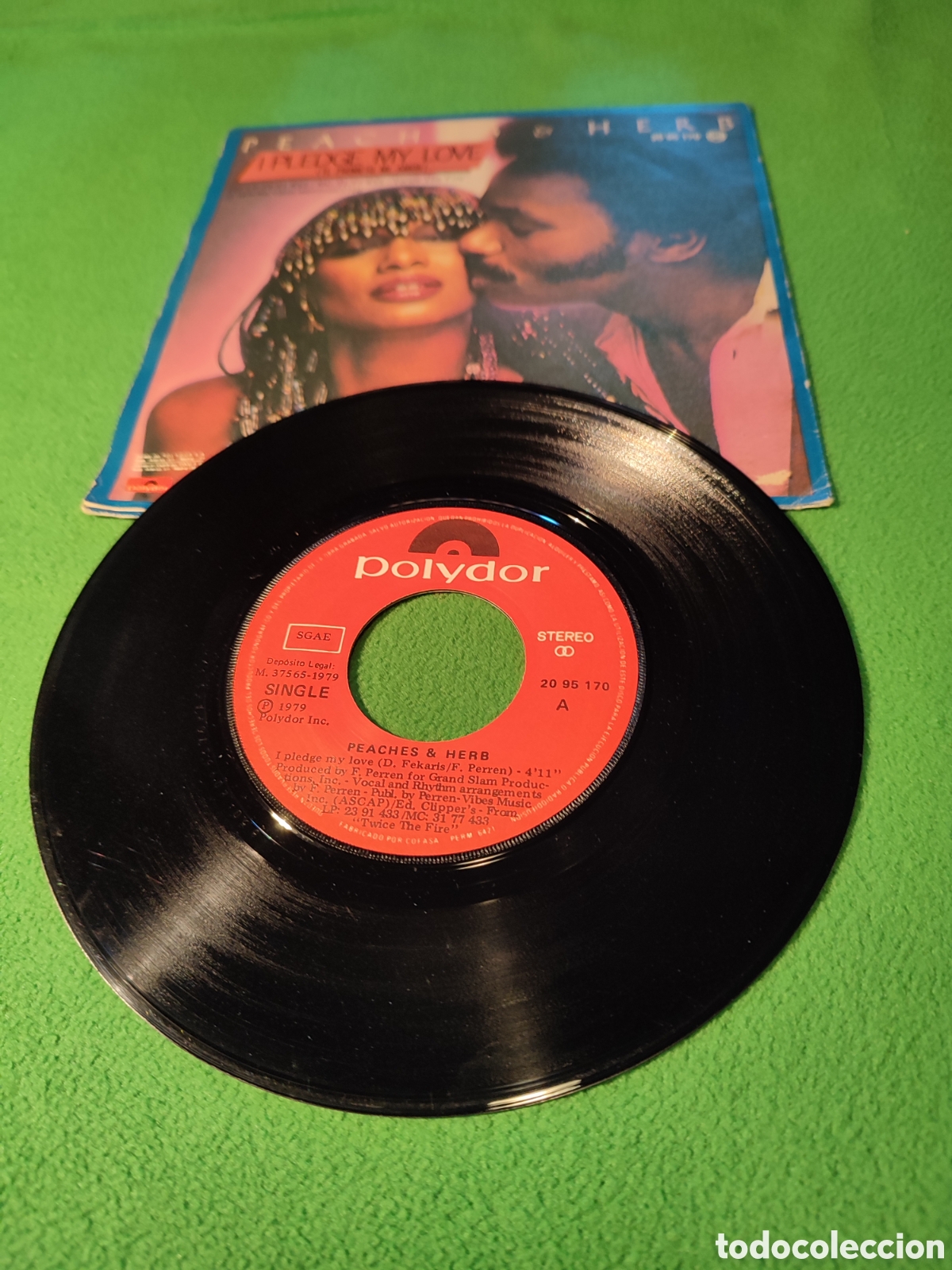Discos de vinilo: Peaches & Herb - I pledge My love - Foto 2