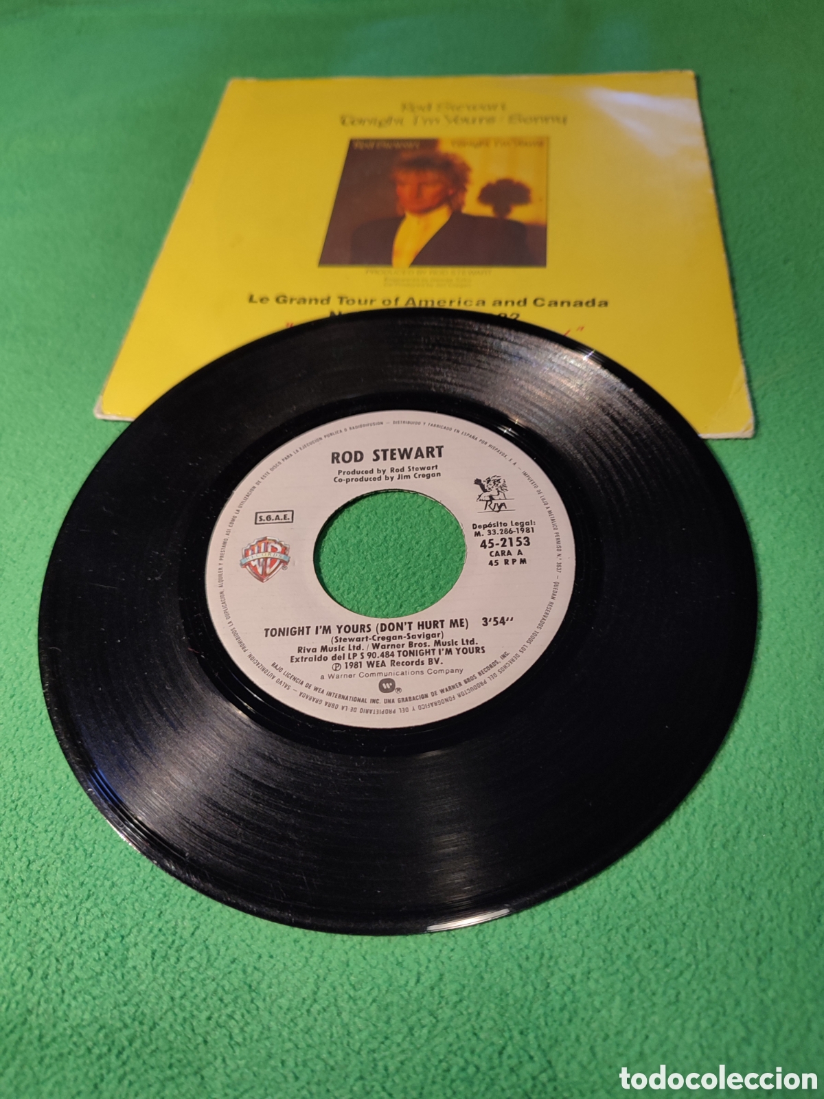 Discos de vinilo: Rod Stewart - Tonight Im yours - Foto 2