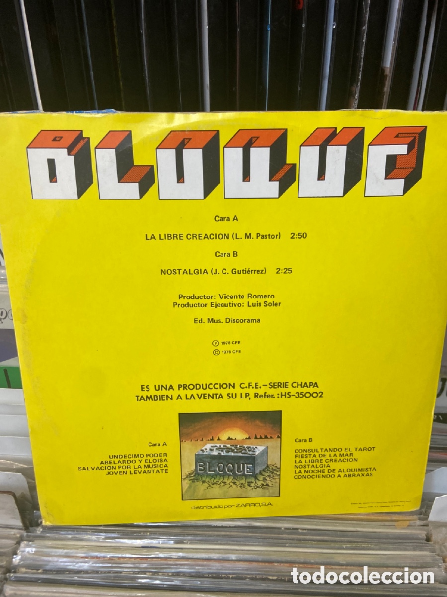 Discos de vinilo: Bloque la libre creacion - Foto 2