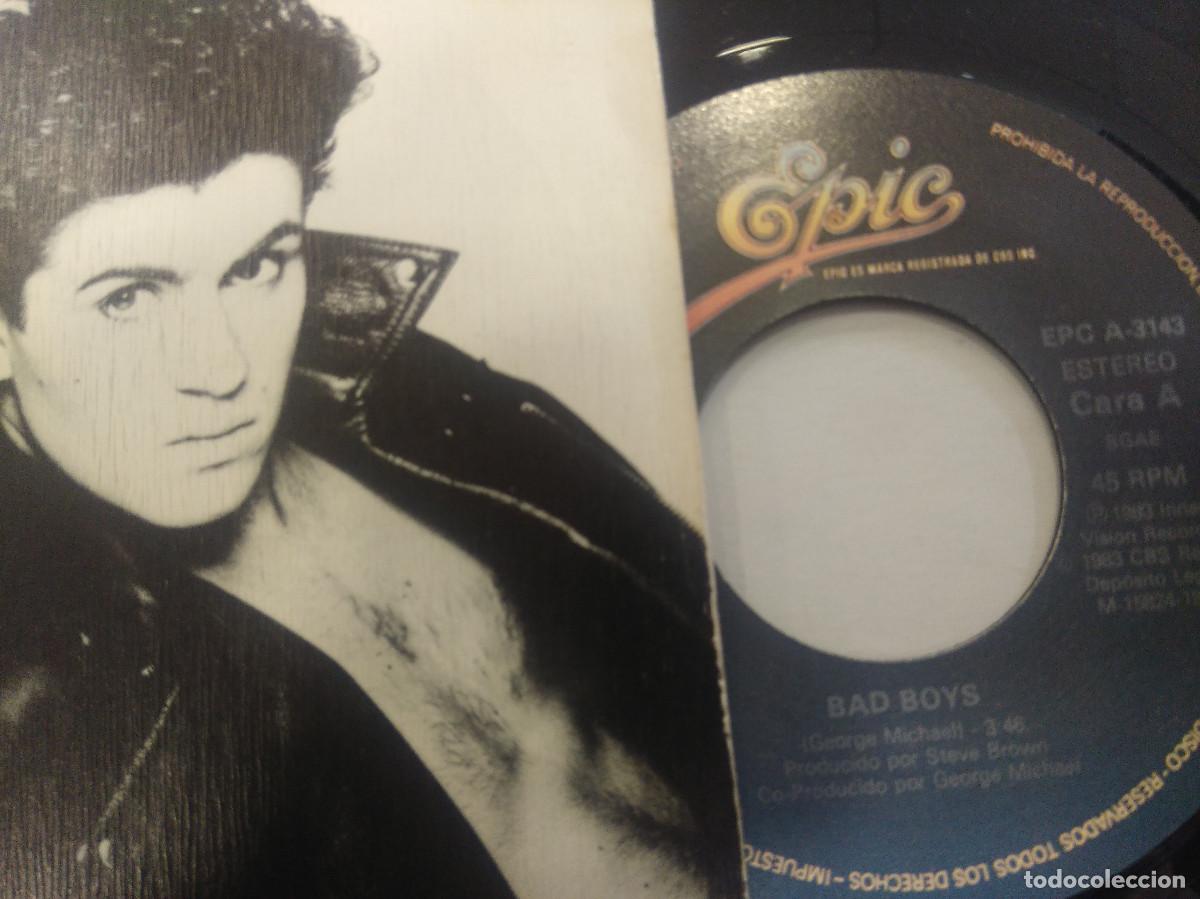 Discos de vinilo: WHAM/BAD BOYS/SINGLE. - Foto 2