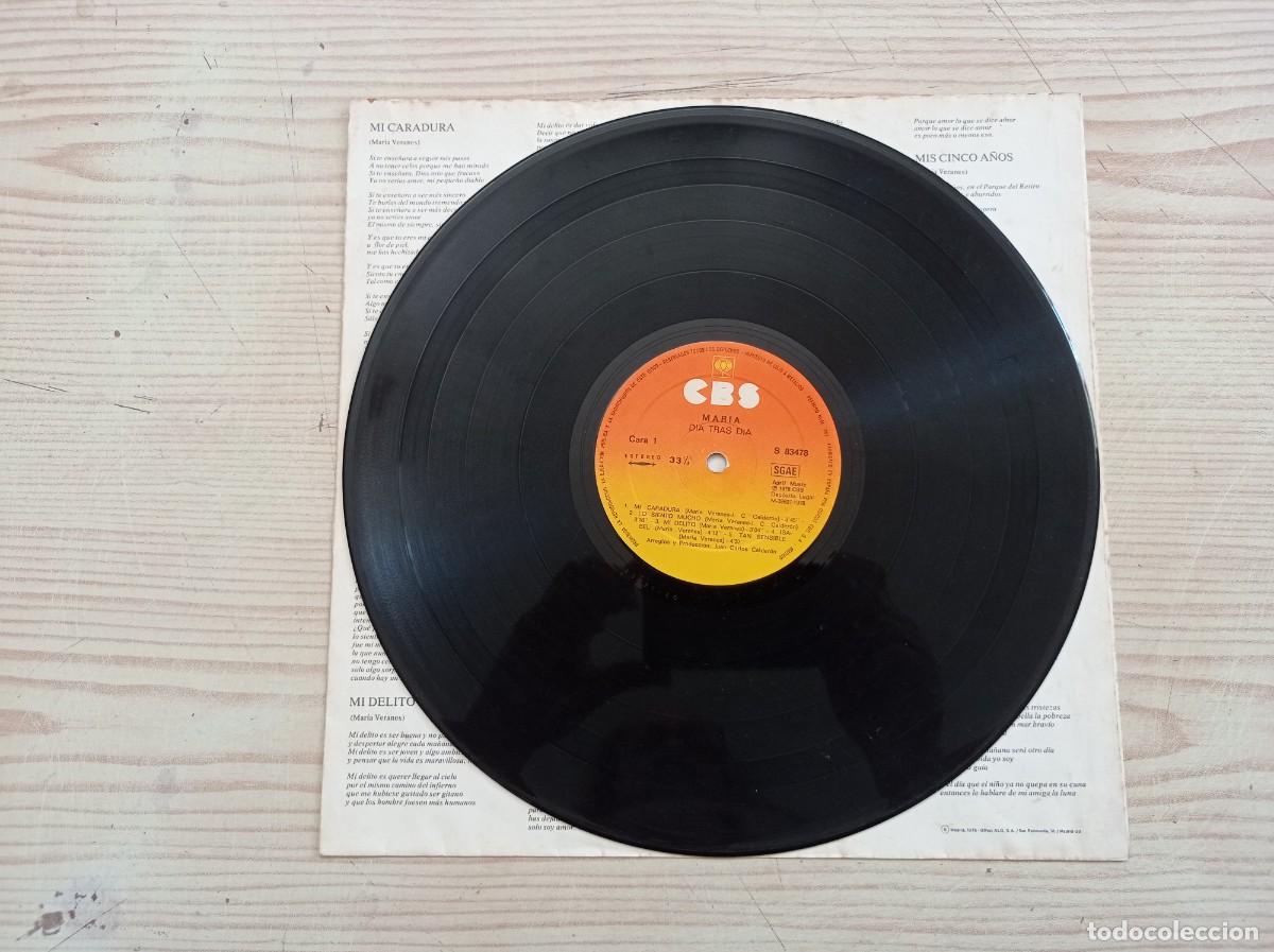 Discos de vinilo: Maria - Dia Tras Dia LP - Foto 3