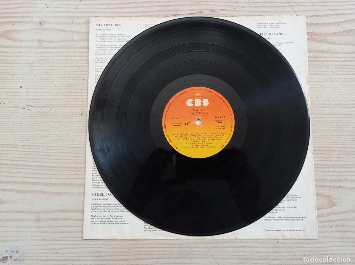 Discos de vinilo: Maria - Dia Tras Dia LP - Foto 4