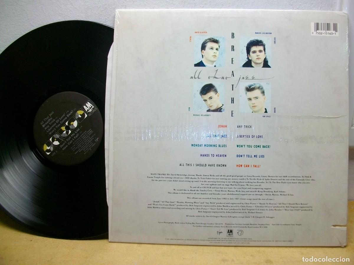 Discos de vinilo: BREATHE - all that jazz LP - Foto 2