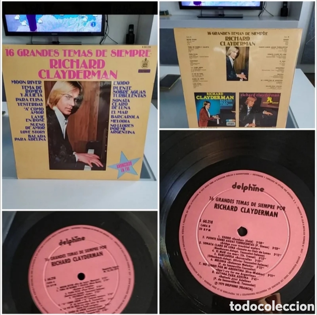 Discos de vinilo: Lote 4 Lps Richard Clayderman - Foto 4