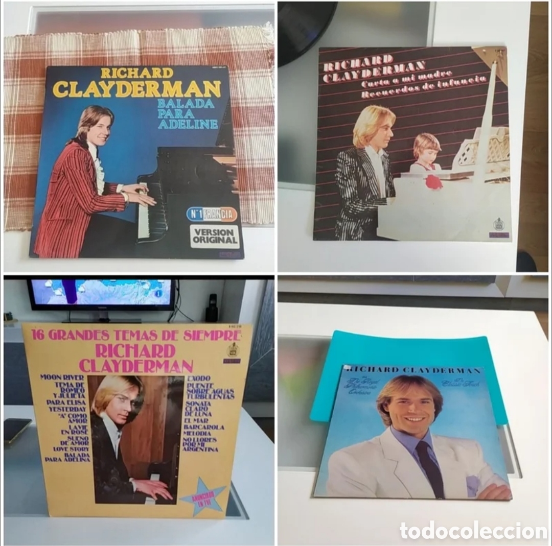 Discos de vinilo: Lote 4 Lps Richard Clayderman - Foto 1