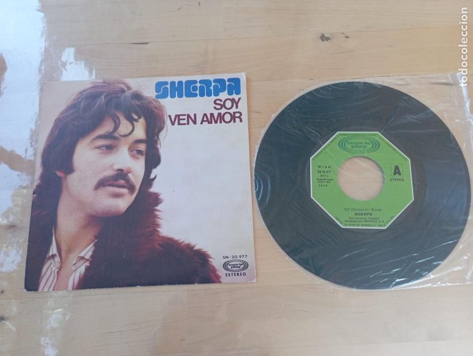 Discos de vinilo: SINGLE. SHERPA. SOY. VEN AMOR. 1975 - Foto 1