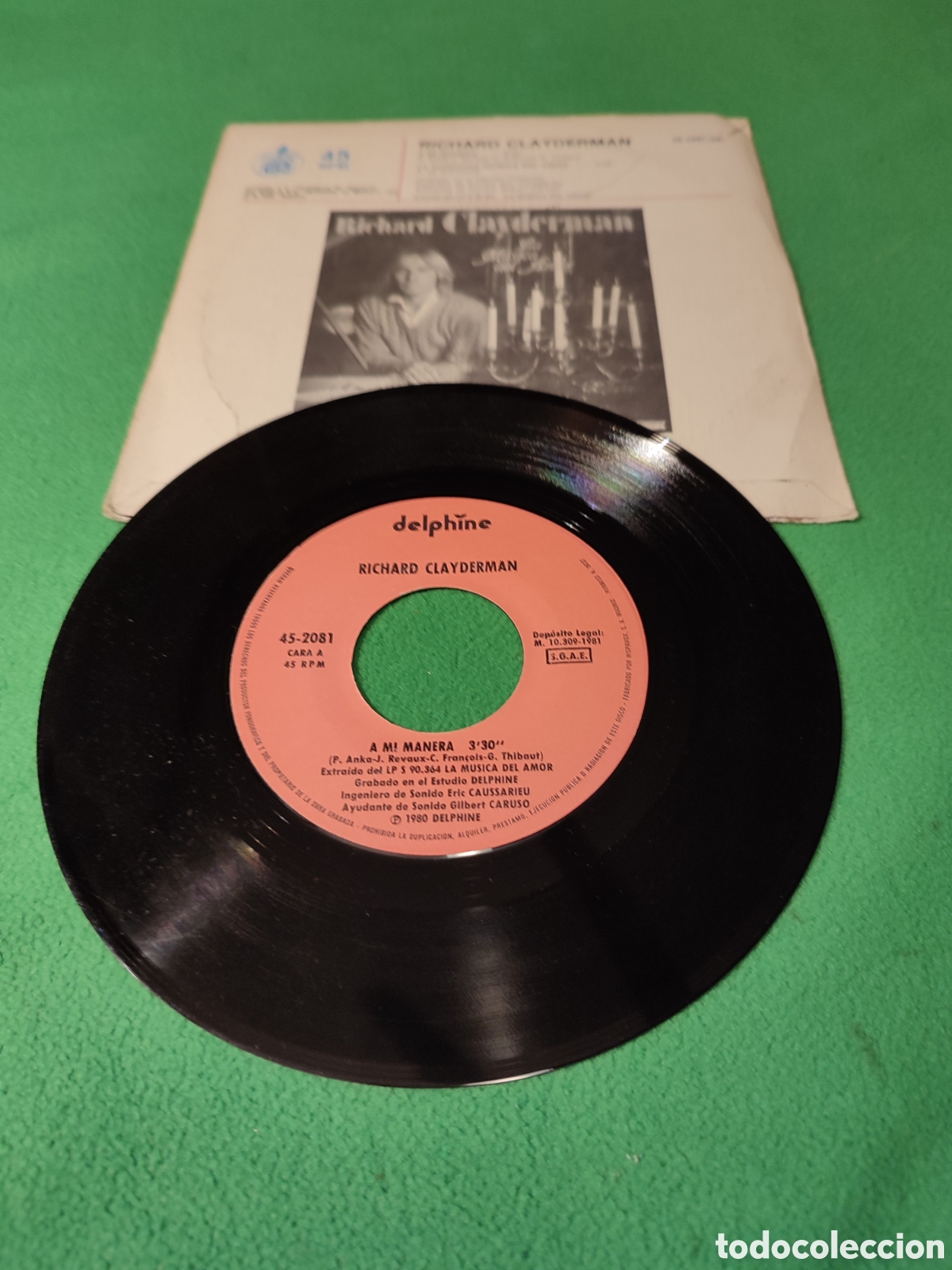 Discos de vinilo: Richard Clayderman - A mi manera - Foto 2