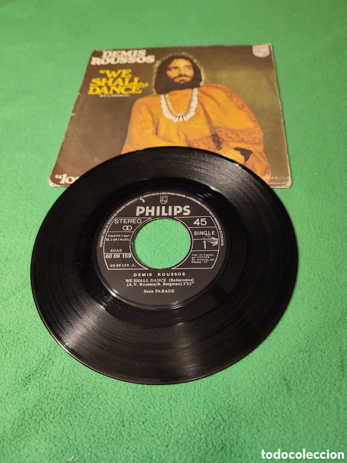 Discos de vinilo: Demis Roussos - We shall Dance - Foto 2