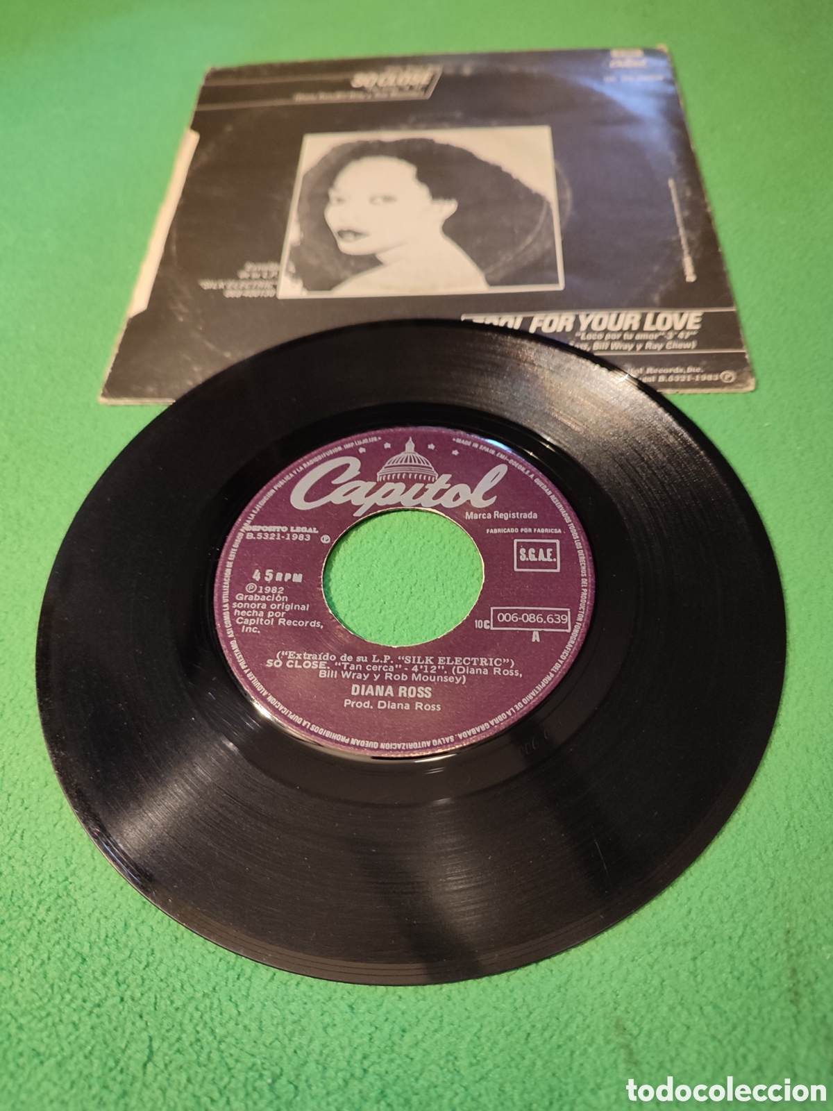 Discos de vinilo: Diana Ross - Tan cerca - Foto 2