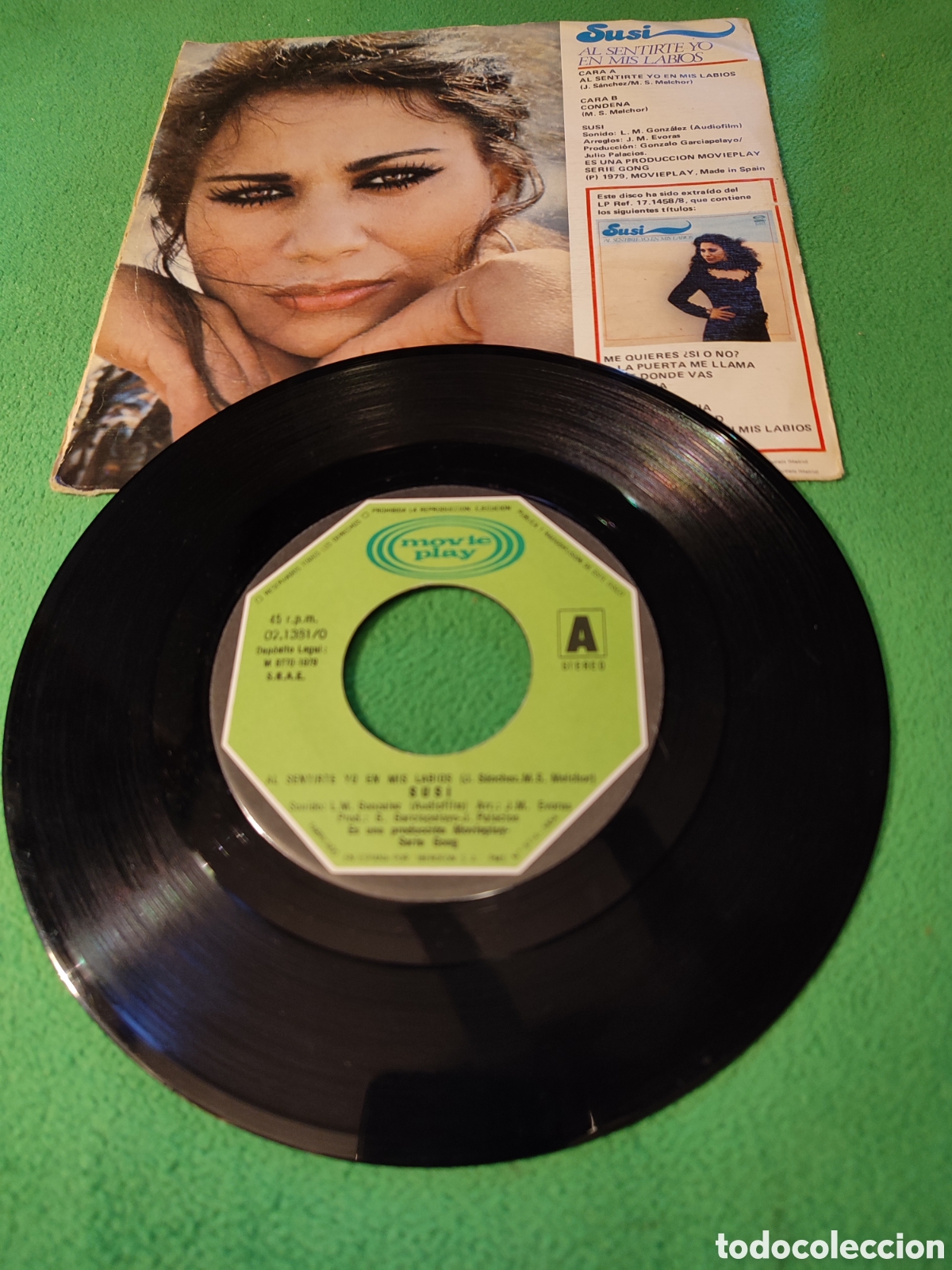 Discos de vinilo: Susi - Al sentirte yo en mis labios - Foto 2