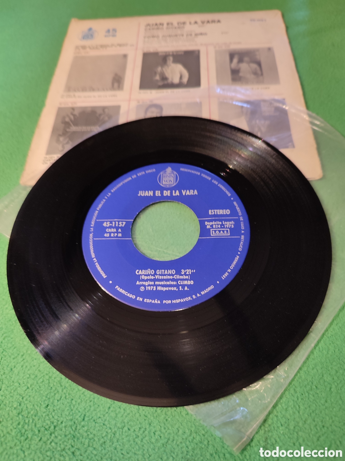 Discos de vinilo: Juan el de la Vara - Cari&ntilde;o Gitano - Foto 2