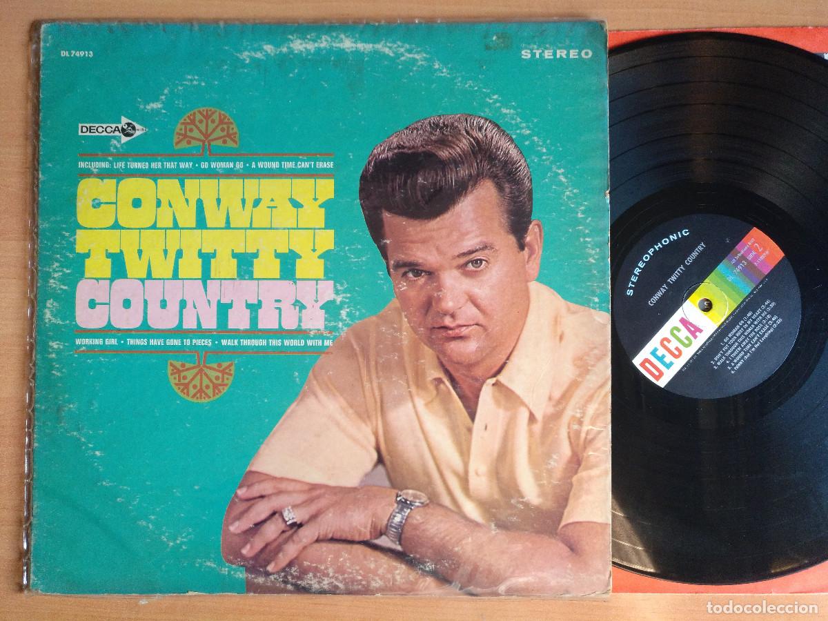 Discos de vinilo: CONWAY TWITTY COUNTRY LP USA DECCA - Foto 1