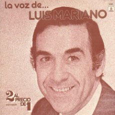 Discos de vinilo: LA VOZ DE...”LUIS MARIANO” - DAMA DE ESPAÑA, UN POCO MAS, ACAPULCO.../ DOBLE LP EMI 1976 RF-17771