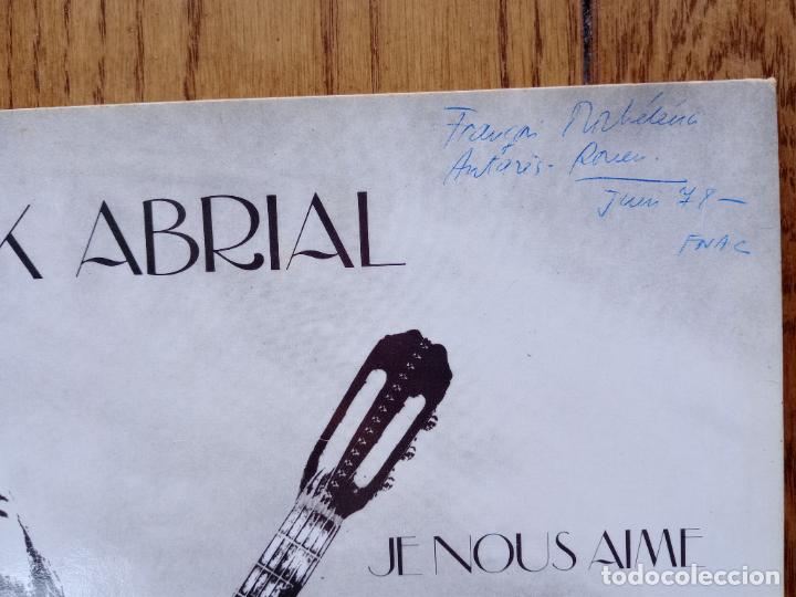 Discos de vinilo: Patrick Abrial - je nous aime - Foto 2