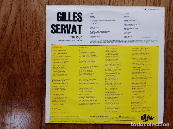 Discos de vinilo: Gilles Servant - Ki du - Foto 2