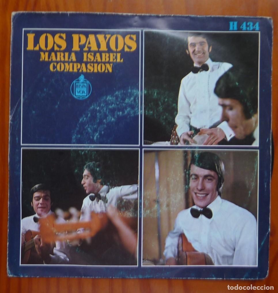 Discos de vinilo: LOS PAYOS // MARIA ISABEL // 1972 // SINGLE - Foto 1