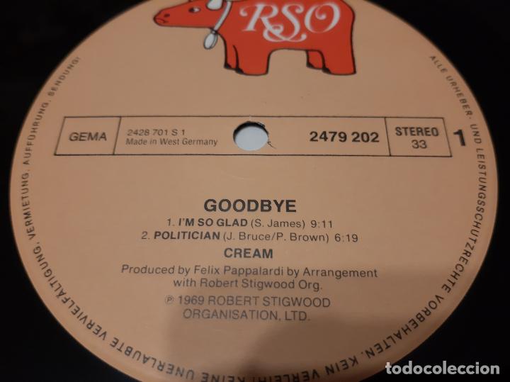 Discos de vinilo: CREAM -GOODBYE- LP DISCO VINILO - Foto 2