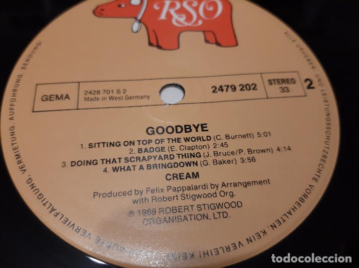 Discos de vinilo: CREAM -GOODBYE- LP DISCO VINILO - Foto 3